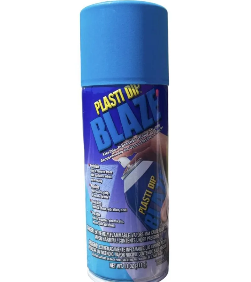 Plastidip Goma protectora en Spray AZUL FLUOR mate