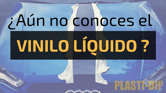 ¿aún no conoces el vinilo liquido?